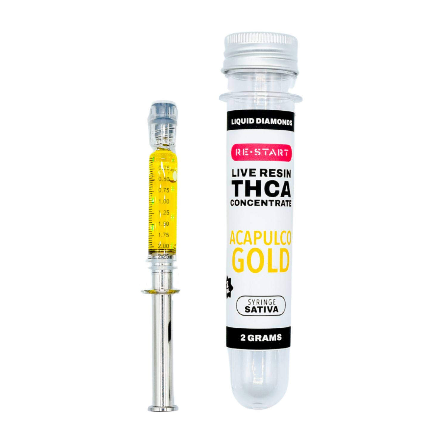 THCA Dab Syringe Acapulco Gold (S) Live Resin / 2mL/2G